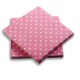 Servilleta Rosa Puntos