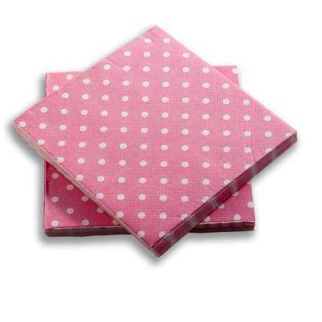 Servilleta Rosa Puntos