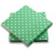Servilleta Verde Puntos