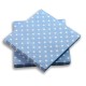 Servilleta Azul Puntos