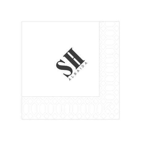 6 cajas de servilleta 40x40 2c PERSONALIZADA 1T