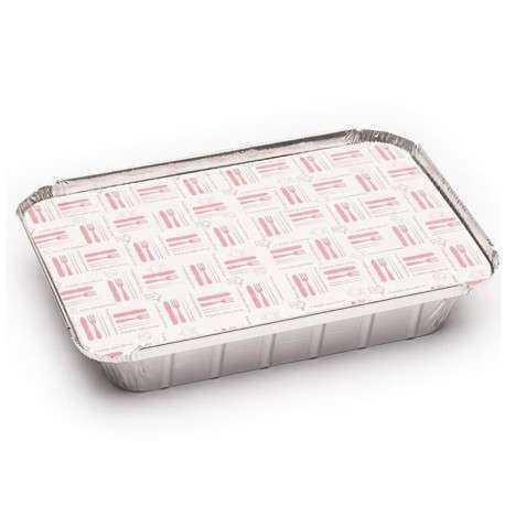 TAPA Rectangular ENVASE ALUMINIO 900 cc