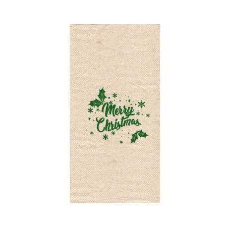Servilleta ecológica 30x40 PP Navidad Merry Christmas