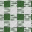 Mantel Papel 100X100 Cuadros Verdes