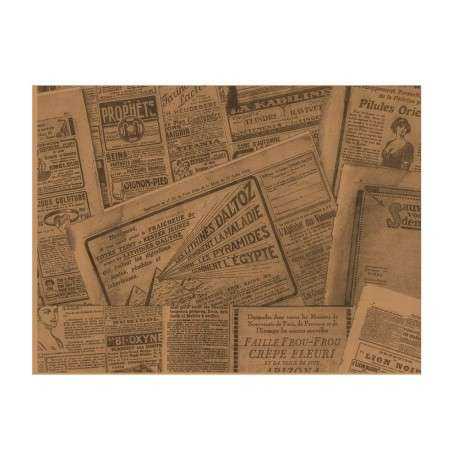 Mantel KRAFT 30x40 Ecológico Decorado PRENSA 1000UDS