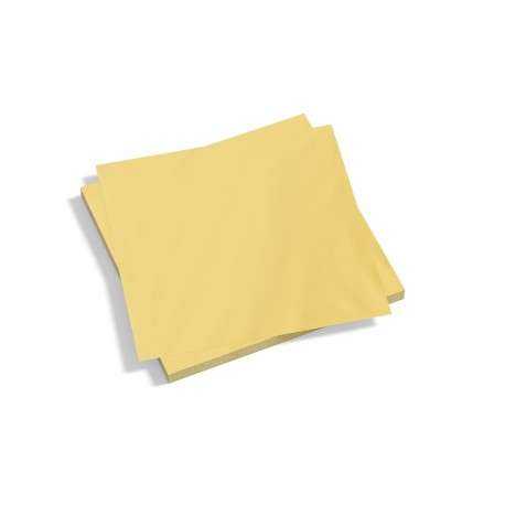 Servilletas 25X25 Punta Punta Crema 50UDS 28PQ