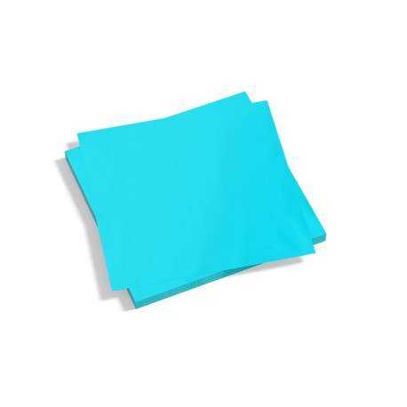 Servilletas 25X25 Punta Punta Turquesa 50UDS 28PQ