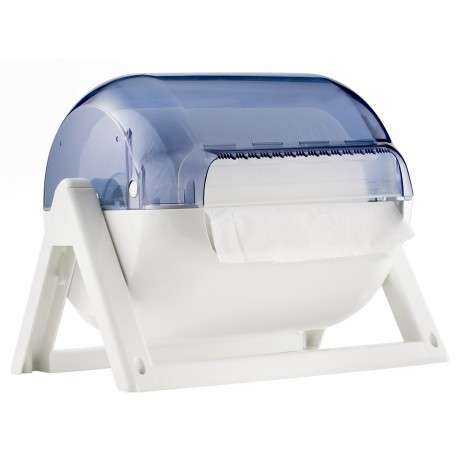 Soporte Bobina Industrial Mural Cerrado Azul