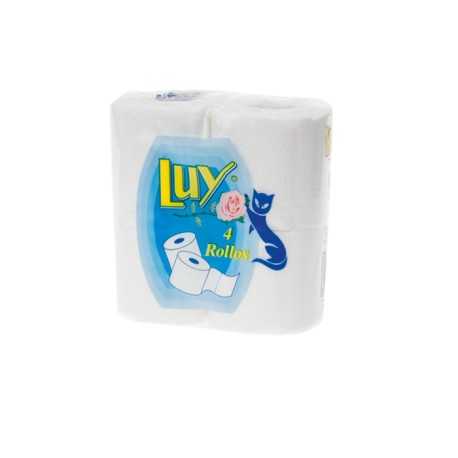 Papel higiénico doméstico 4 rollos Extra Luy