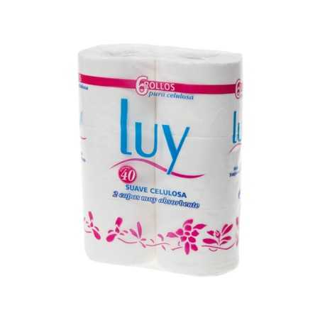 Papel higiénico doméstico suave 6 rollos