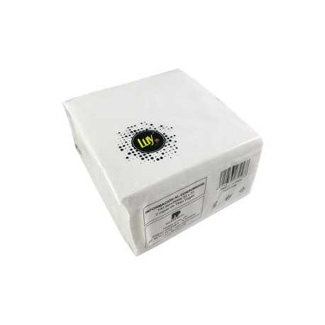 Servilletas 33x33 blancas de 1 capa