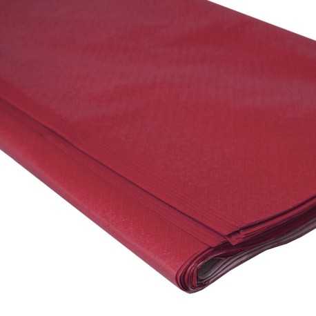 Caja Manteles Cortados 100X100 40GR Burdeos 400H