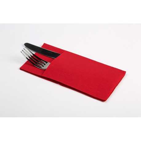 Servilletas Canguro 40X40 Punta-Punta Rojo 960H