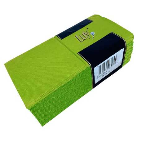 Caja Servilletas 20X20 Punta Punta Pistacho cocktail 100UDS 30PQ