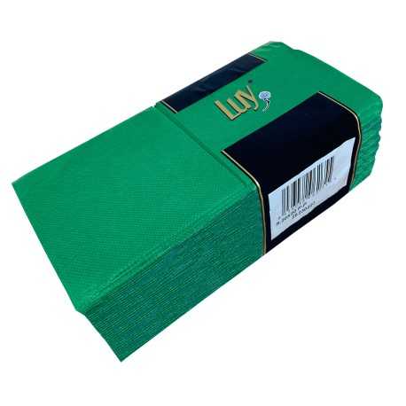 Caja Servilletas 20X20 Punta Punta Turquesa cocktail 100UDS 30PQ