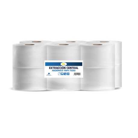 Higiénico industrial extracción central 620gr 12ud