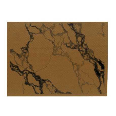 Mantel KRAFT 30x40 Ecológico Decorado MARMOLADO 1000UDS