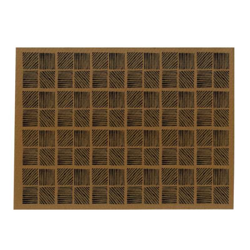 Mantel KRAFT 30x40 Ecológico Cuadros 1000UDS