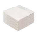 Servilletas 33x33 blancas de 1 capa
