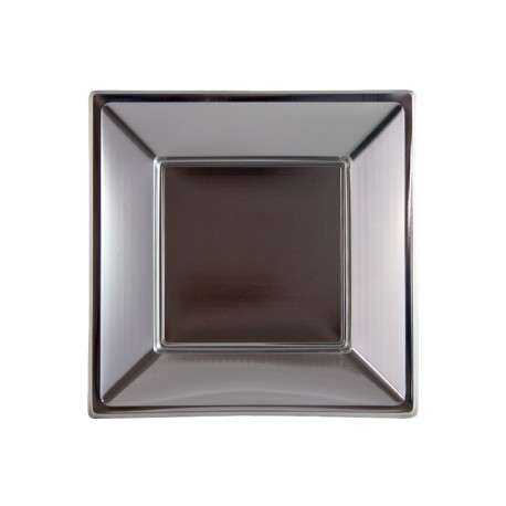 Plato Cuadrado Navidad 23 cm